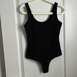 Scoop neck tank top bodysuit